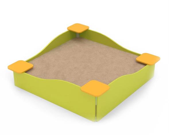 Fresh Firkantet Sandkasse